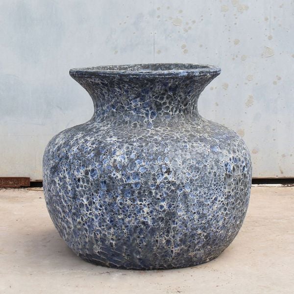Blue Lava Ceramic Vase AUP037 - 1