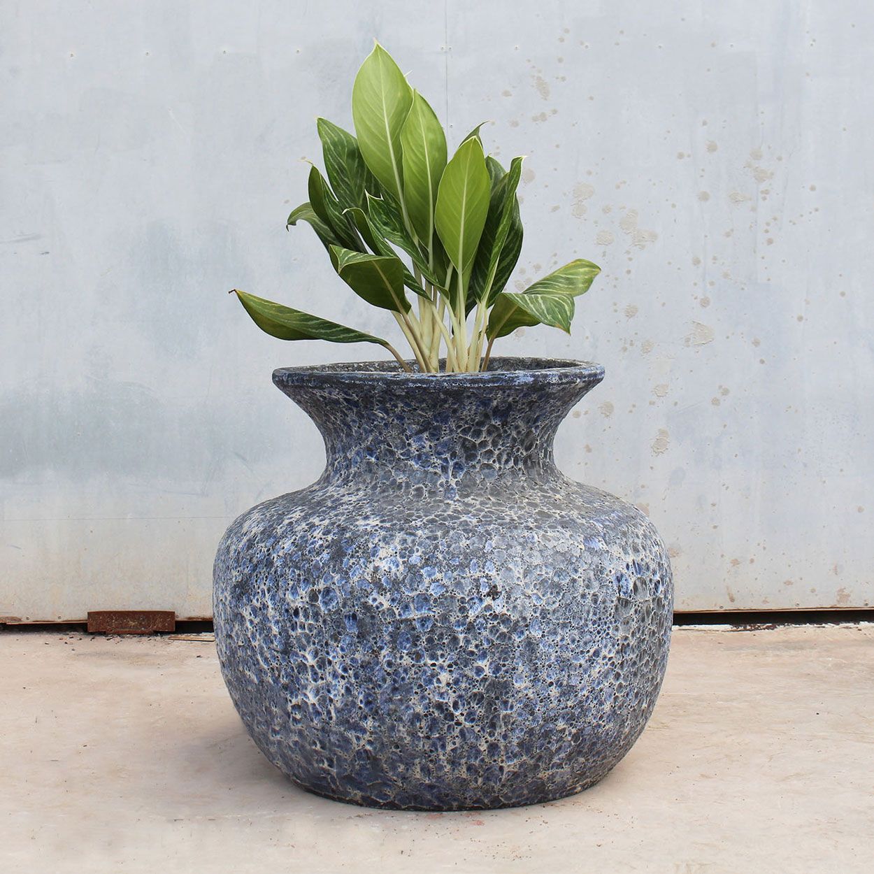  Blue Lava Ceramic Vase | AUP037 