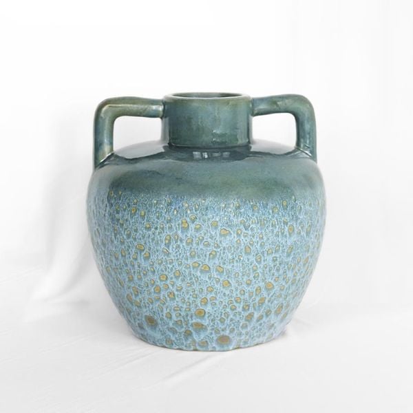 Ceramic Handled Planter with Textured Finish AUD069
