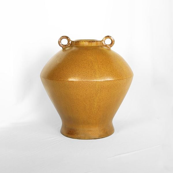 Ceramic Planter with Handle Rings AUD070 - 1