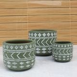  Cylinder Indoor Ceramic With Plate | AUD015 