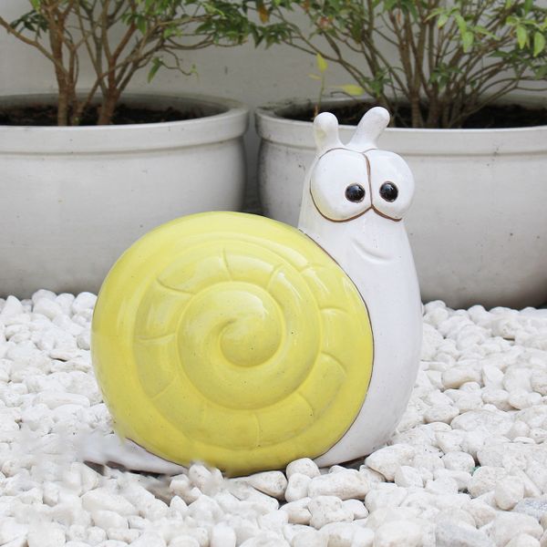 Ceramic Snail Decorative Statue AUD035 - 1