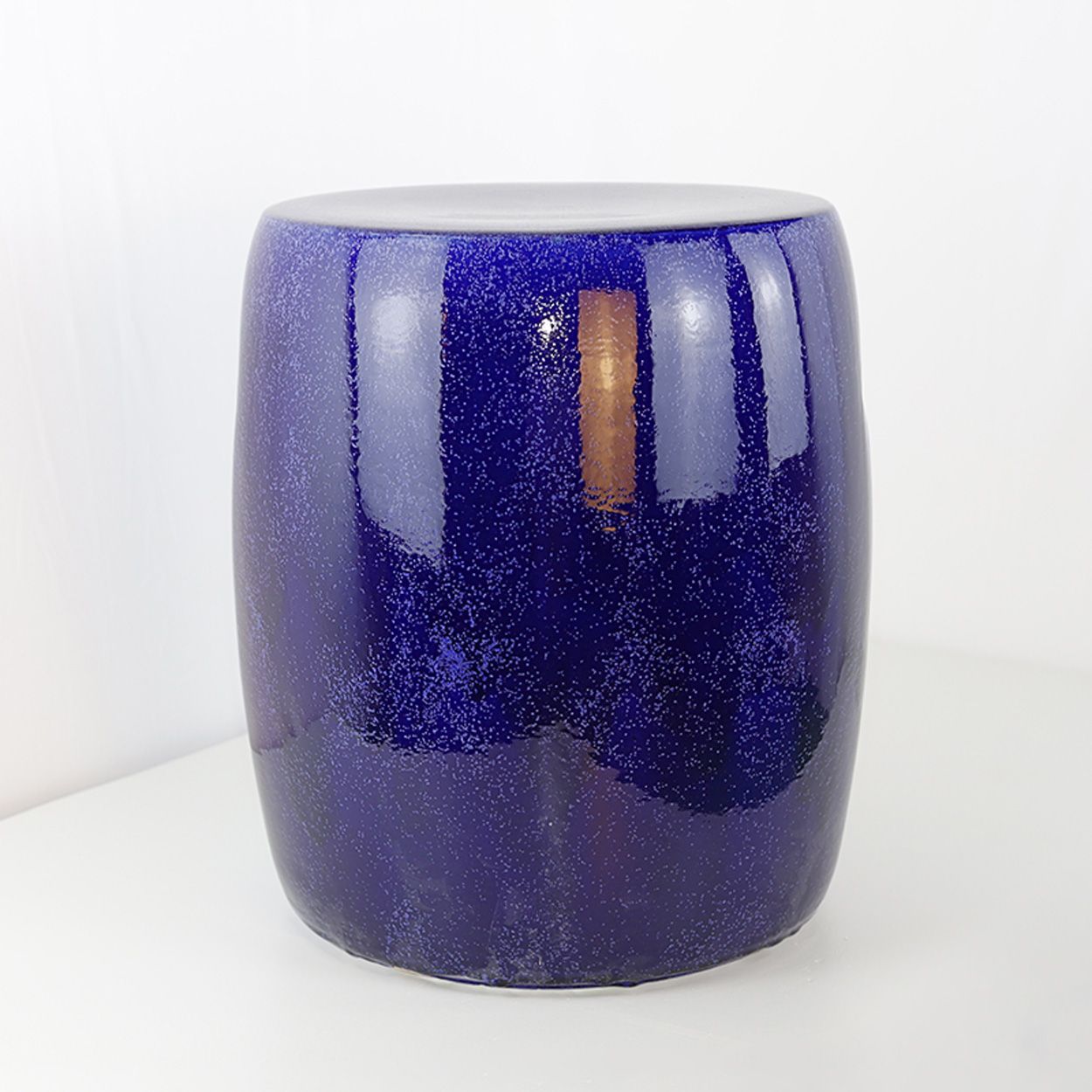  Ceramic Stool with Glossy Finish | AUD084 