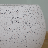 White Terrazzo Fibercement Planter | AUFC036 