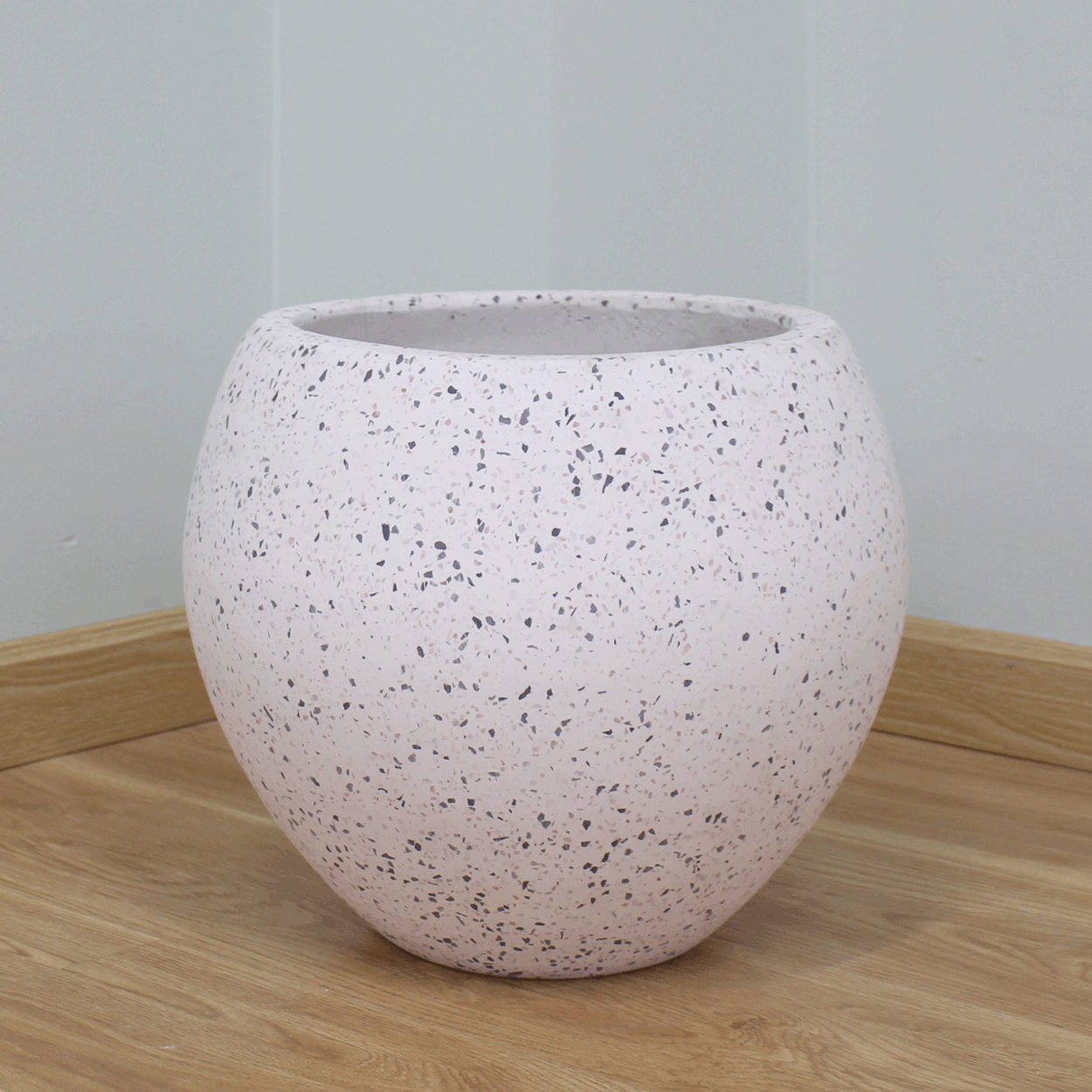  White Terrazzo Fibercement Planter | AUFC036 