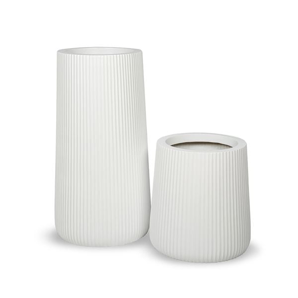 Decorative Vertical Striped Pots Planter AUFS108 - 1