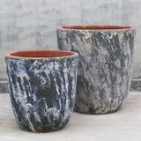  Distressed Ceramic Planter | AUP014 