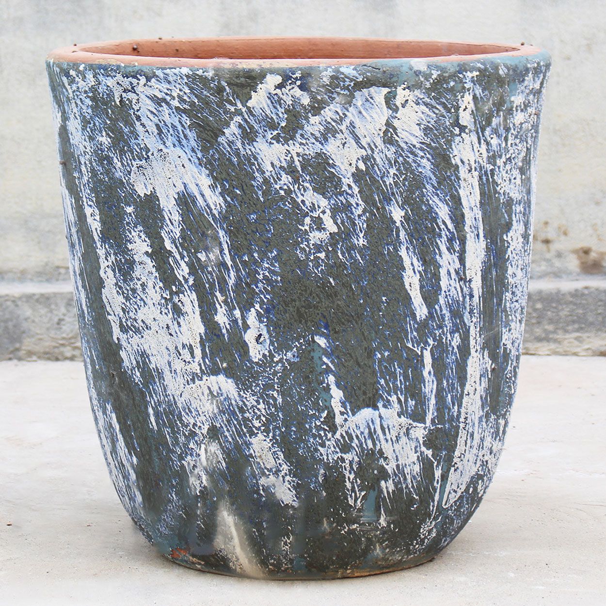  Distressed Ceramic Planter | AUP014 