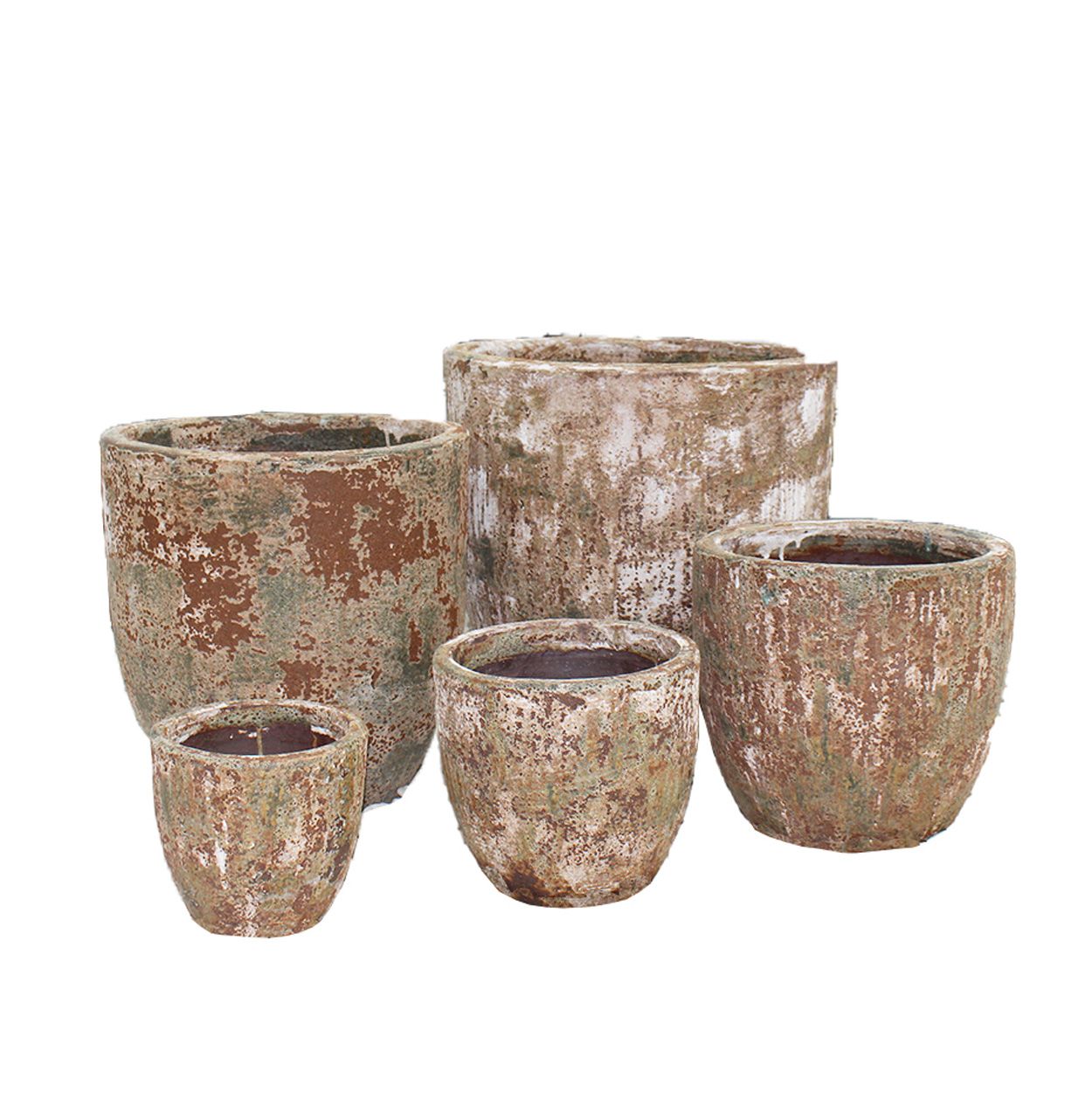  Distressed Ceramic Planter | AUV009 