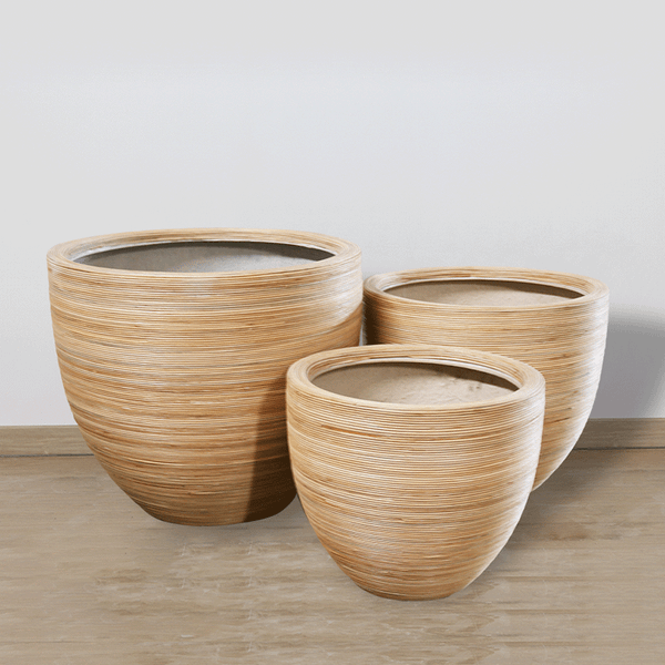 Fine Horizontal Stripes Pots Planter AUFS021 - 1
