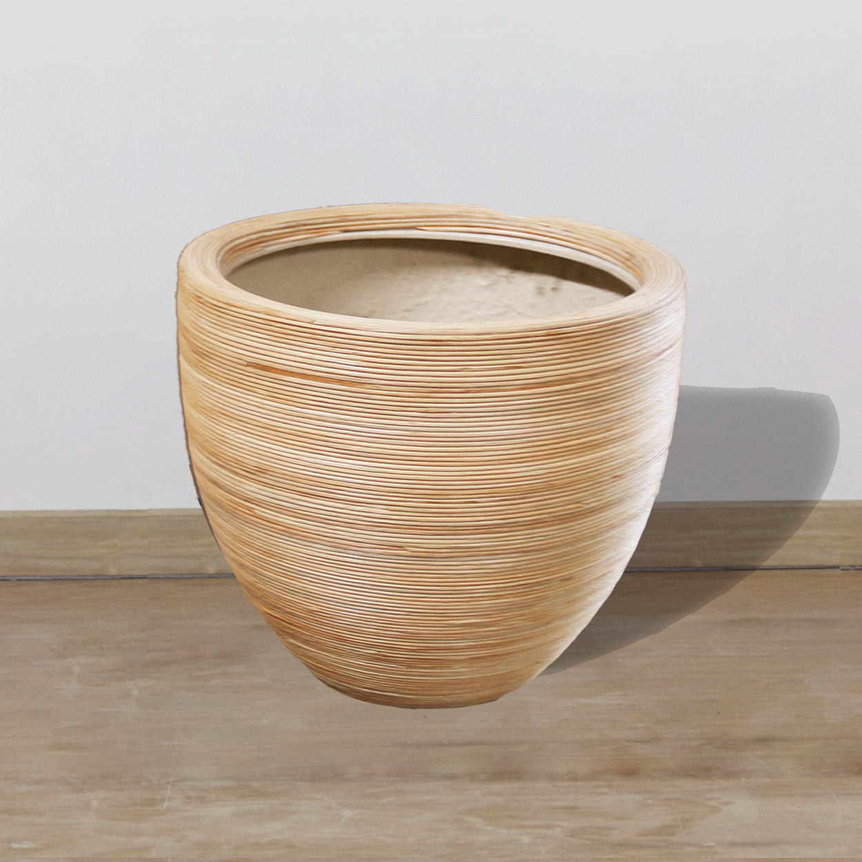  Fine Horizontal Stripes Pots Planter | AUFS021 