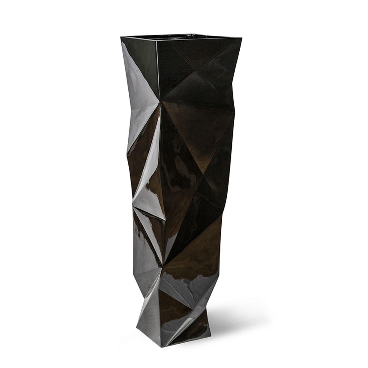  Geometric Faceted Fiberglass Planter | AUFS100 
