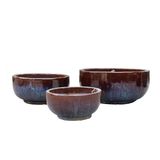  Glazed Ceramic Round Planter | AUV001 