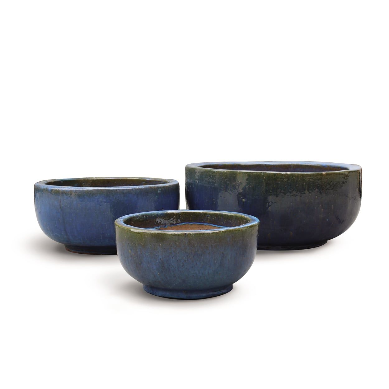  Glazed Ceramic Round Planter | AUV001 