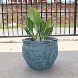  Glazed Ceramic Round Planter | AUV005 