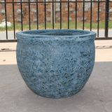  Glazed Ceramic Round Planter | AUV005 