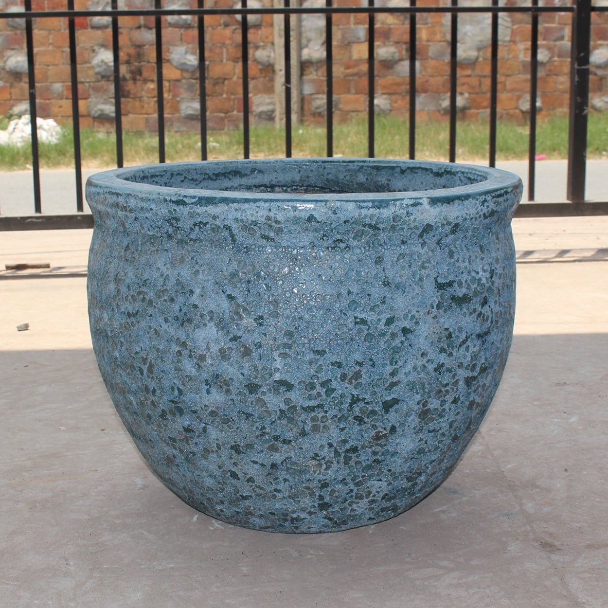  Glazed Ceramic Round Planter | AUV005 