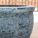  Glazed Ceramic Round Planter | AUV005 