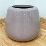  Glossy Grey Round Pots Planter | AUFS013 