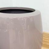  Glossy Grey Round Pots Planter | AUFS013 