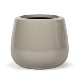  Glossy Grey Round Pots Planter | AUFS013 