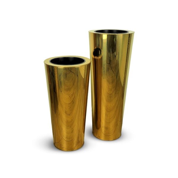 Gold-Plated Stainless Steel Planter AUM004