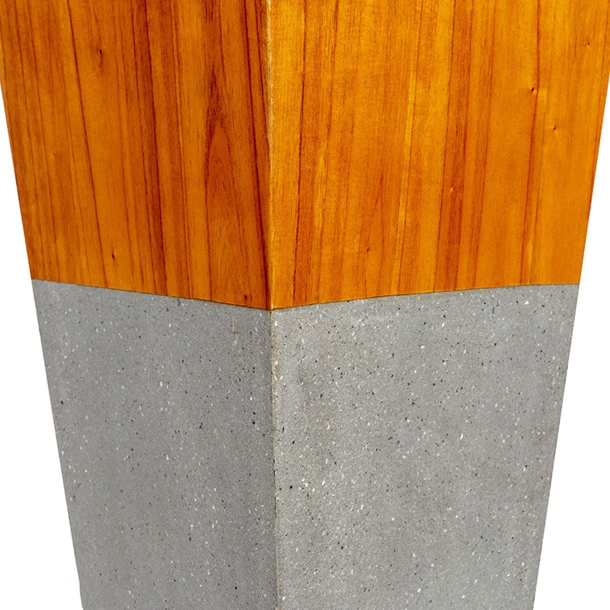  High Tapered Pots Planter With Wood Veneer Surface | AUFS053 