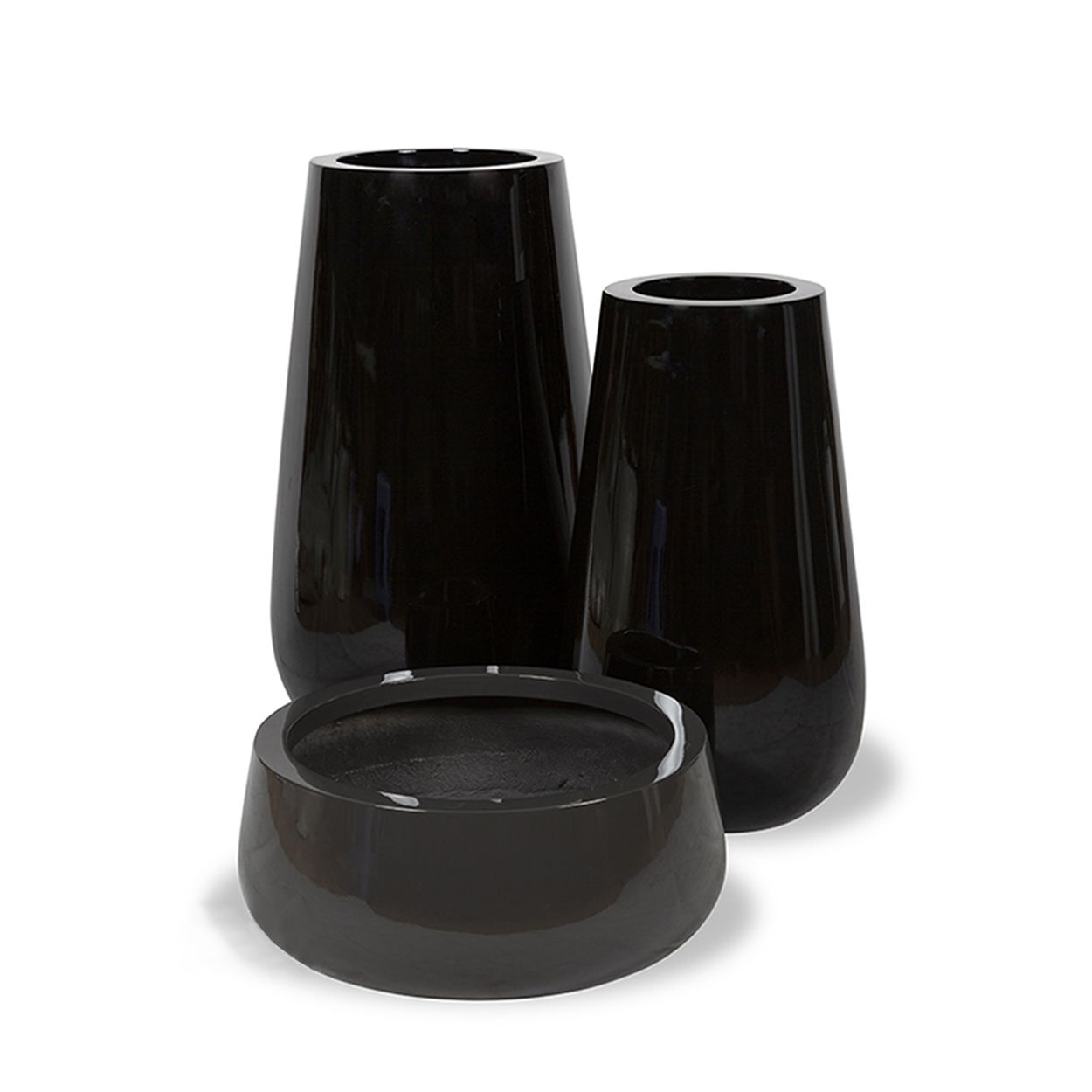 ●ONE BRILLIANT● FloraOB440Black Flora-OB440-Black Amazon.com: Mayne Inc. Acadia 28in Tall Planter - Black