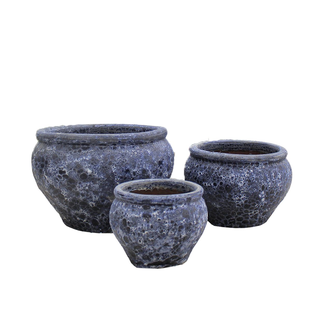  Lapis Bubble Ceramic Planter | AUV004 