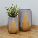  Large Drum Lightweight Concrete Planter | AUFC021 
