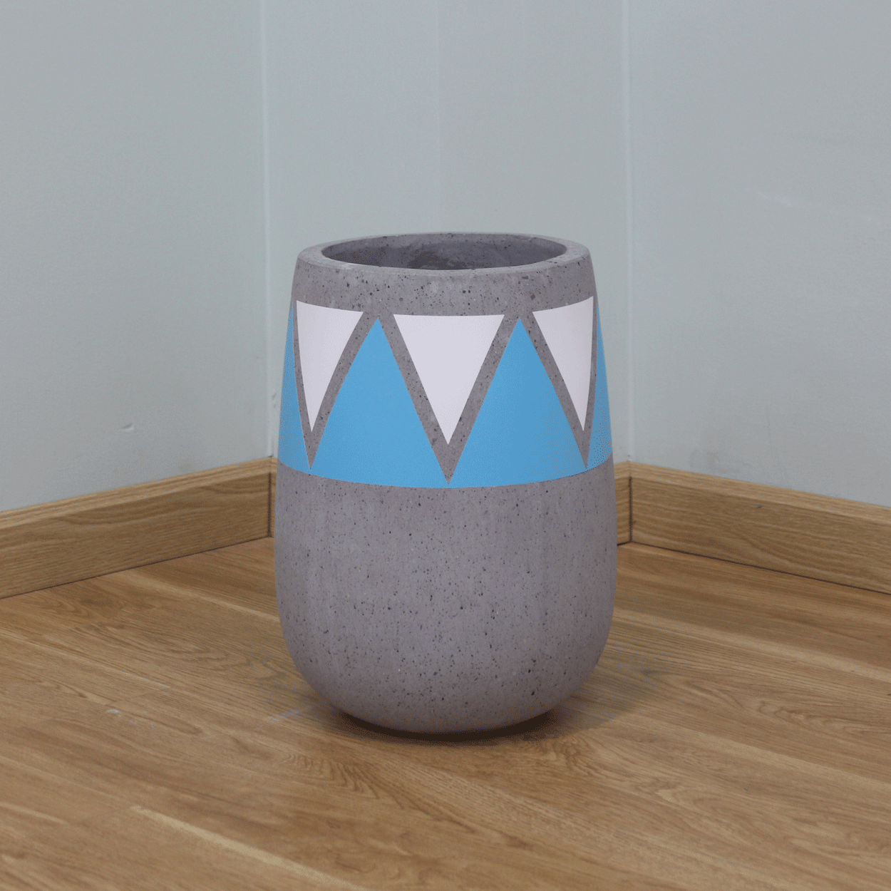  Large Drum Lightweight Concrete Planter | AUFC021 