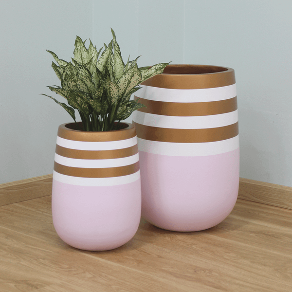 Large Drum Lightweight Fibercement Planter AUFC020 - 1