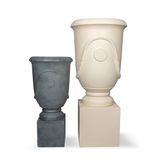 Large Tall Urn Pots Planter With Cube Base | AUFS119 