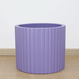  Low Cylinder Round Lightweight Concrete Planter | AUFC001 