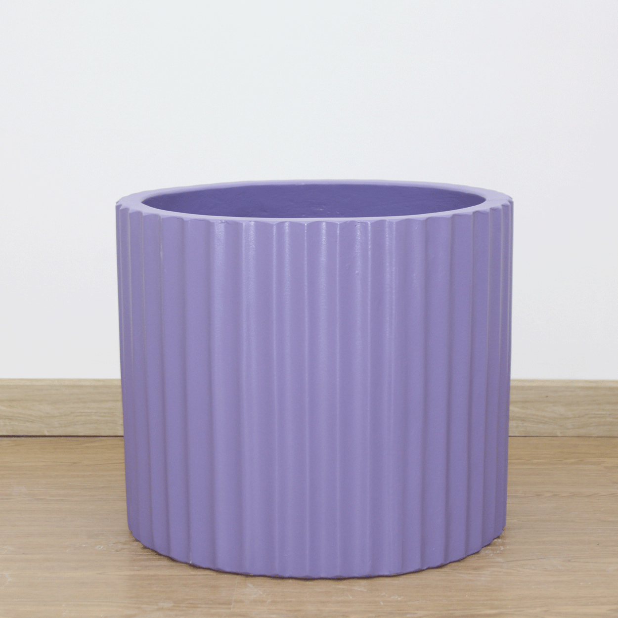  Low Cylinder Round Lightweight Concrete Planter | AUFC001 