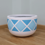  Low Round Lightweight Concrete Planter | AUFC017 
