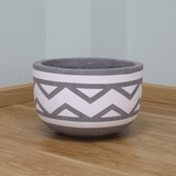  Low Round Lightweight Concrete Planter | AUFC017 