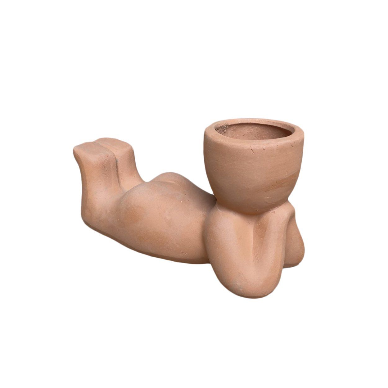  Lying Figure Terracotta Decorative Pot | AUT042 