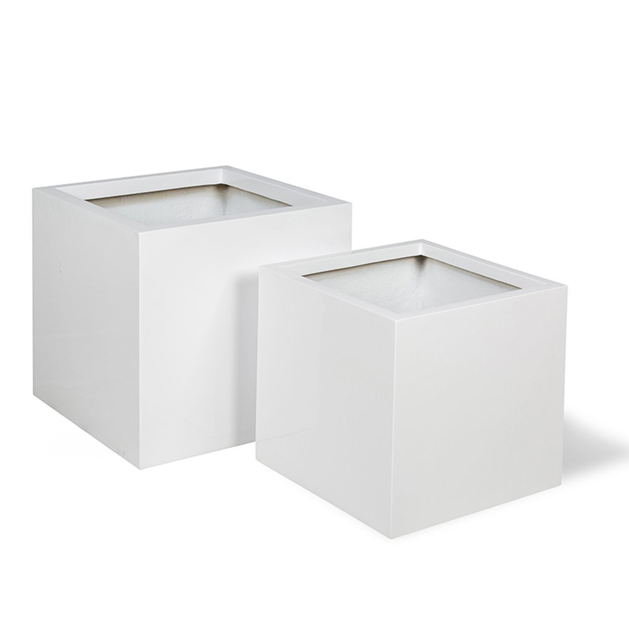  Matt White Square Pots Planter | AUFS048 