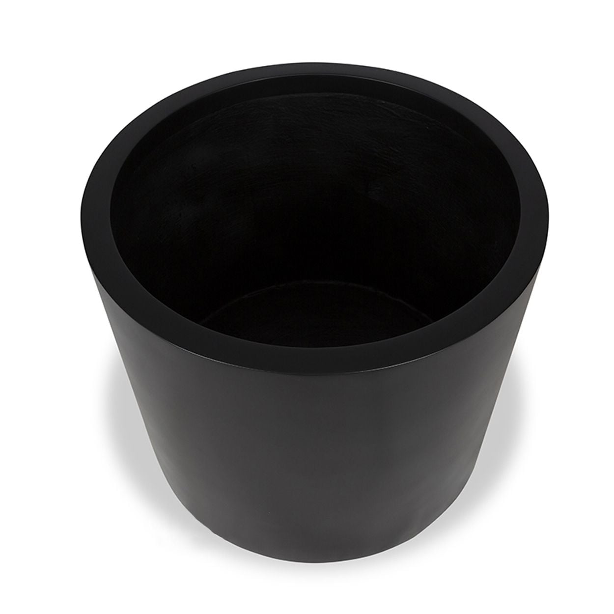  Matte Black Fiberglass Planter | AUFS034 