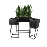  Modern Black Metal Planter | AUM016 