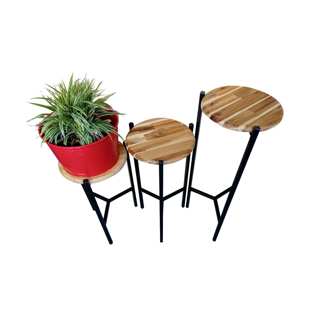  Modern Black Metal Stand | AUM040 