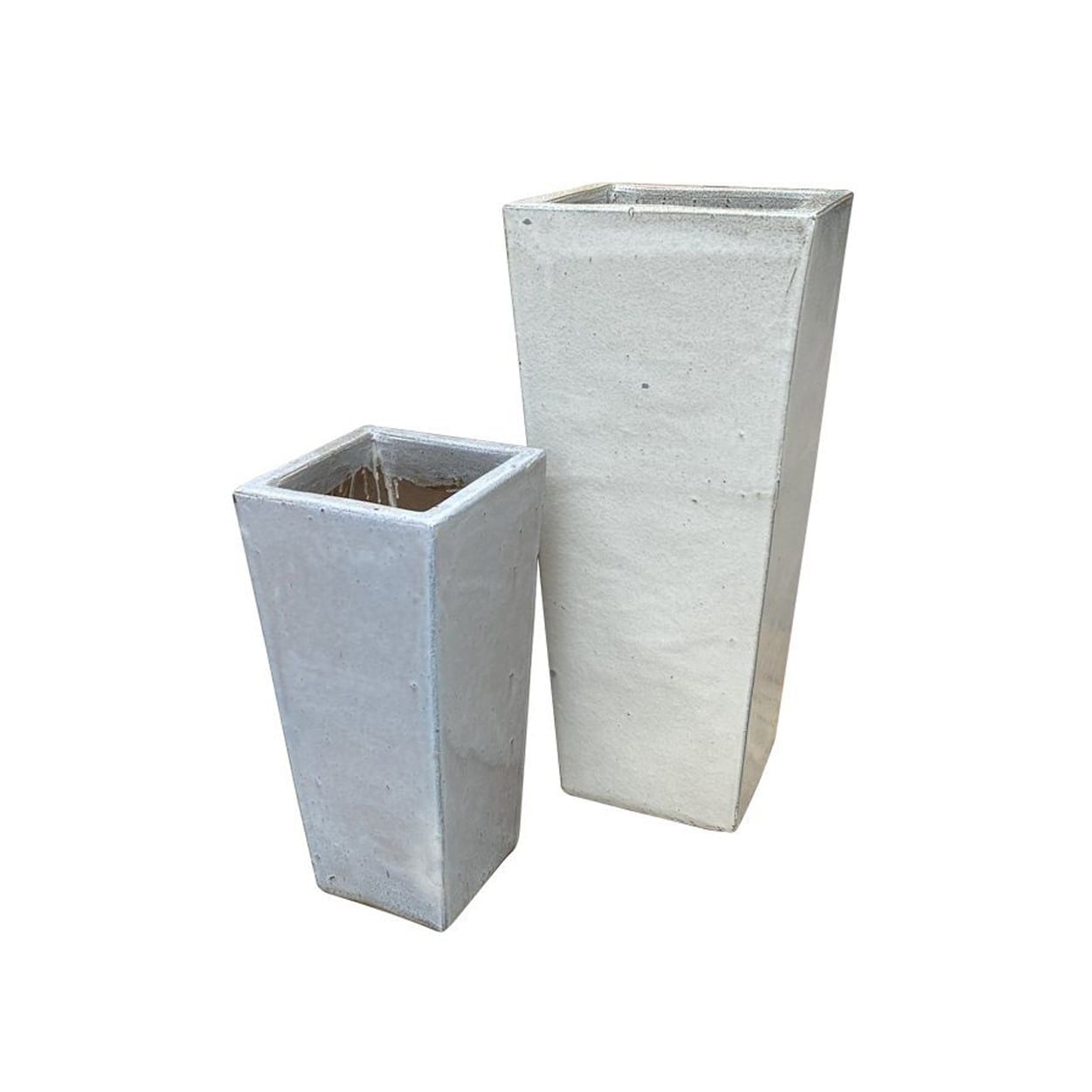  Modern Ceramic Square Planter | AUV052 