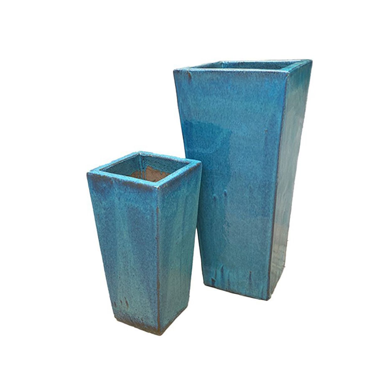  Modern Ceramic Square Planter | AUV052 