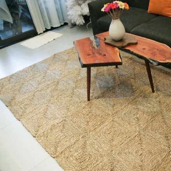 Natural Water Hyacinth Area Rug AUW028 - 1