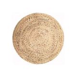  Natural Water Hyacinth Round Rug | AUW027 