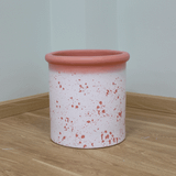  Petal Patterned Fibercement Planter | AUFC076 