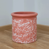  Petal Patterned Fibercement Planter | AUFC076 
