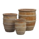  Ribbed Ceramic Planter | AUP030 