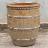  Ribbed Ceramic Planter | AUP030 